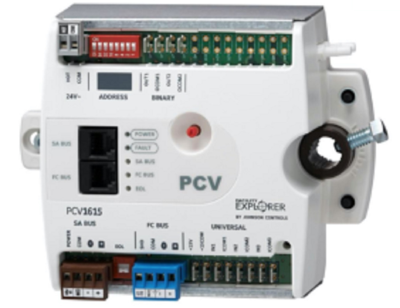 Johnson Controls FX-PCV1628-1 32-Bit, Integrated Vav Controller And Dpt, 3 Ui [New]