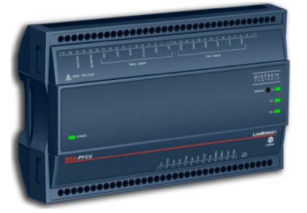 Distech CDIC-PFXX-00 ECC-PFCU 14-Point Controller LonMark High-Voltage Fan Coil [Refurbished]
