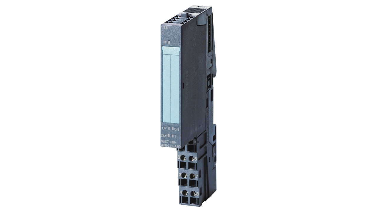 Siemens 6ES7138-4DF01-0AB0 Simatic DP Electronics Module for ET 200S, SI Serial [New]