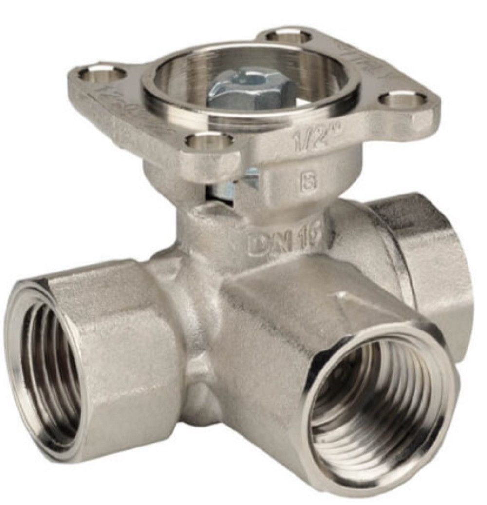 Belimo B311 1/2" B3 Series, 3-Way Brass Valve w/Stainless Steel Ball Stem 1.9 Cv [New]