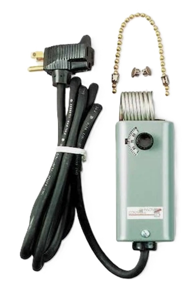 Johnson Controls A19BAG-1E Portable Thermostat, Range 35/95 deg F, SPST, Style 3 [New]