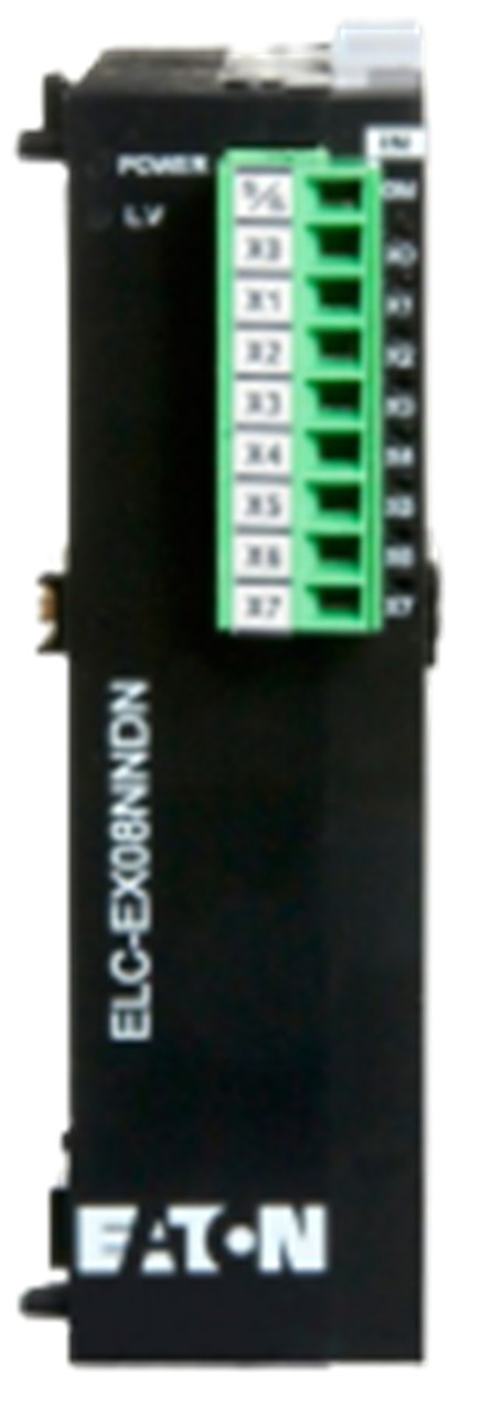 Eaton ELC-EX08NNDN ELC Digital Expansion Module, 8 I/O, 8 Input DC [New]