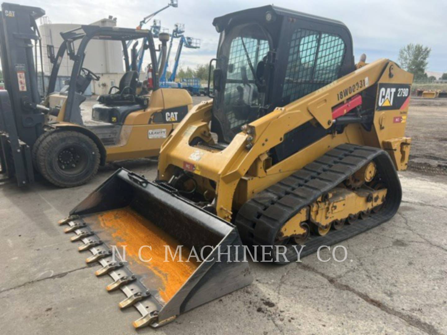 Cat 279D H2CB, Skid Steer Loader, 2495 hours, S/N: GTL05341, 2018