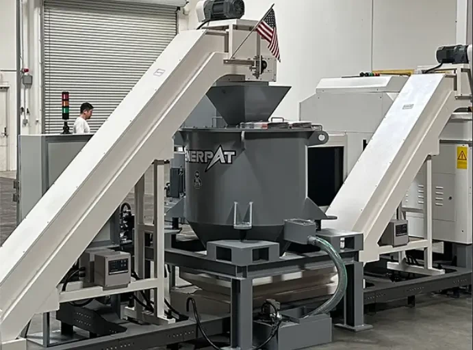 24" Enerpat #ED-600, Horizontal Metal Chips Wringer, 600 mm, 5.5 kW, New
