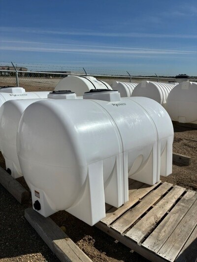 600 USG Polywest #HL0500, Polyethylene Storage Tank, 88" L x 48" width x 52" H, 3-Year Warranty, 2026, new (4