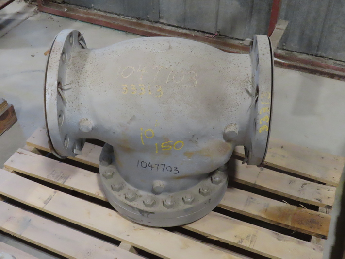 10" Nova Valve, check valve, 150# class, raised face flanged, Carbon Steel body