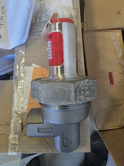 1 Milton Roy #CA20, safety relief valve, 170# class, threaded, Carbon Steel, new