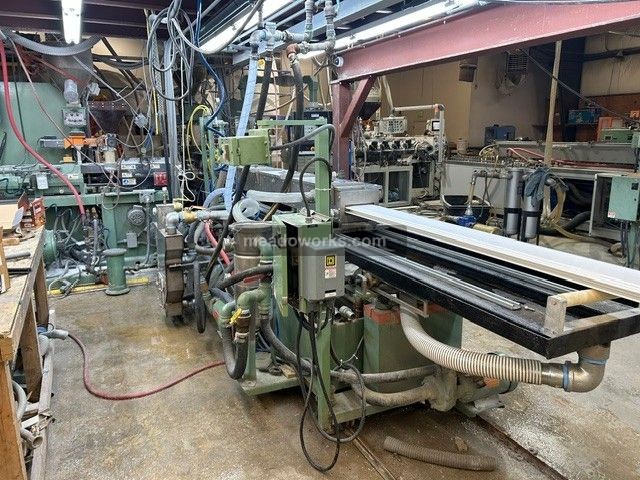 2.6" Davis Standard #GC-65/GC-40, Pipe & Profile Co-Extrusion Line, single screw, CDS puller, 16' calibration
