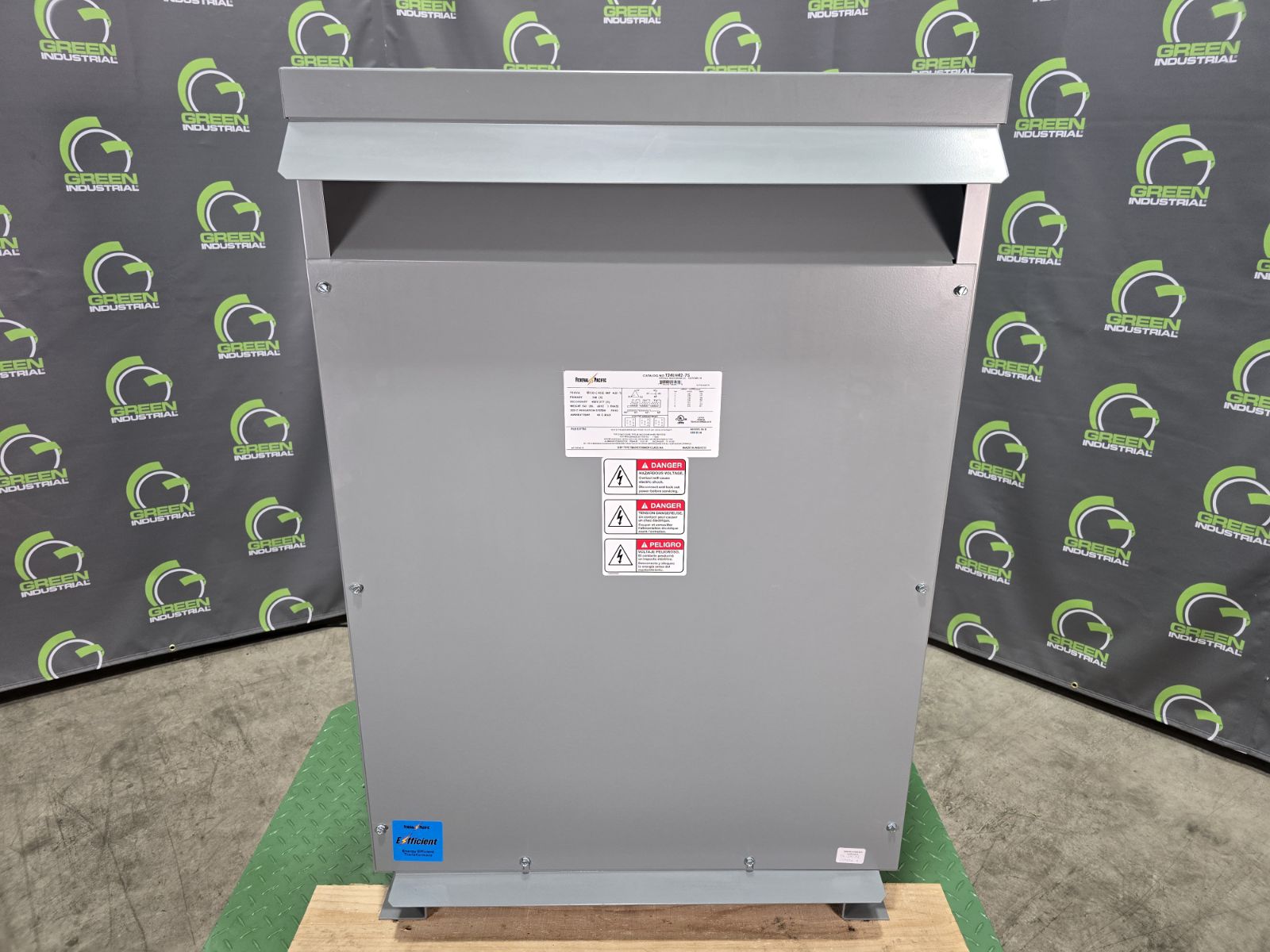300 KVA 480 Delta Primary, 240 Delta Secondary, Federal Pacific #T48LH2D-300, Step-Down Dry Type Transformer