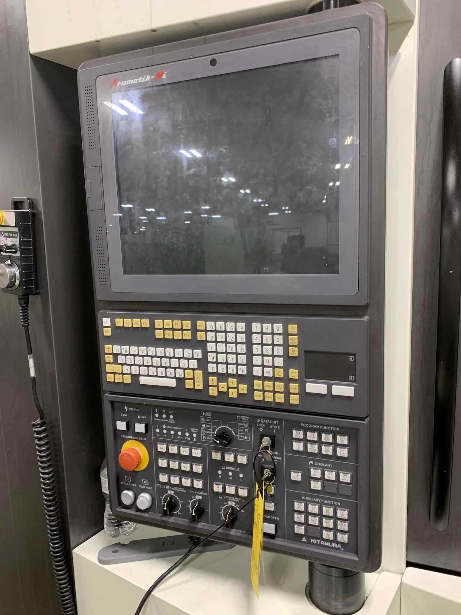 Kitamura #HX400iG/500, 4-Axis CNC Horizontal Machining Center, 24" X/Y/Z, 15.75" x 15.75" table, 15,000 RPM