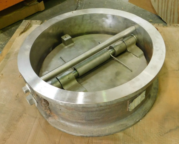 20" Pro-Quip #20CVR15SSPXR, Dual Plate Wafer Check Valve, 150#, CF3 304L Stainless Steel, Rebuilt