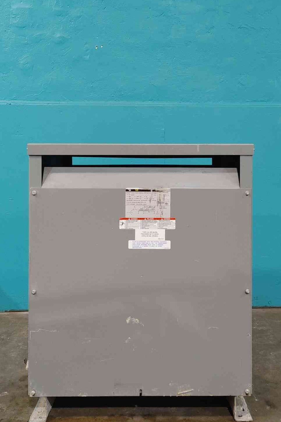 112.5 KVA 480 Primary, 208Y/120 Secondary, Square D Sorgel #112T3H, Dry Type Transformer, 3 Phase