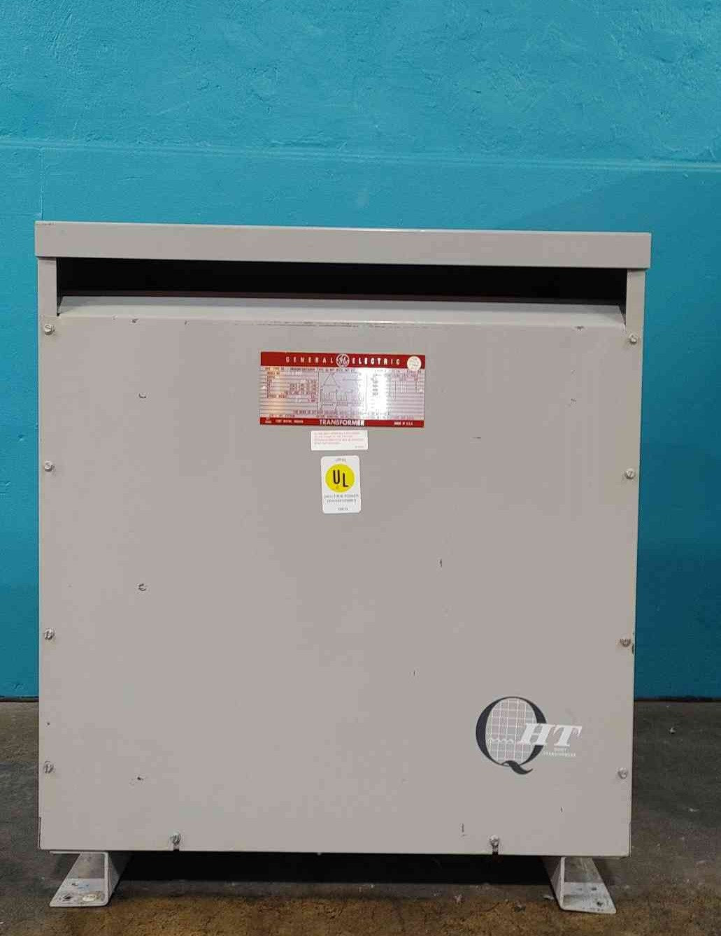45 KVA 480 Delta Primary, 208Y/120 Secondary, General Electric #9T23L8073, Dry Type Transformer, 3 Phase