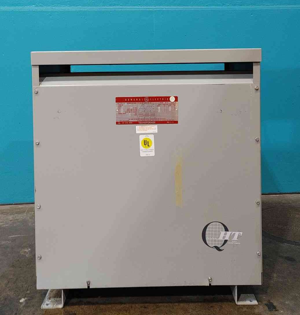 45 KVA 480 Primary, 208Y/120 Secondary, General Electric #9T23B3873, Dry Type Transformer, 3 Phase, QL-WP