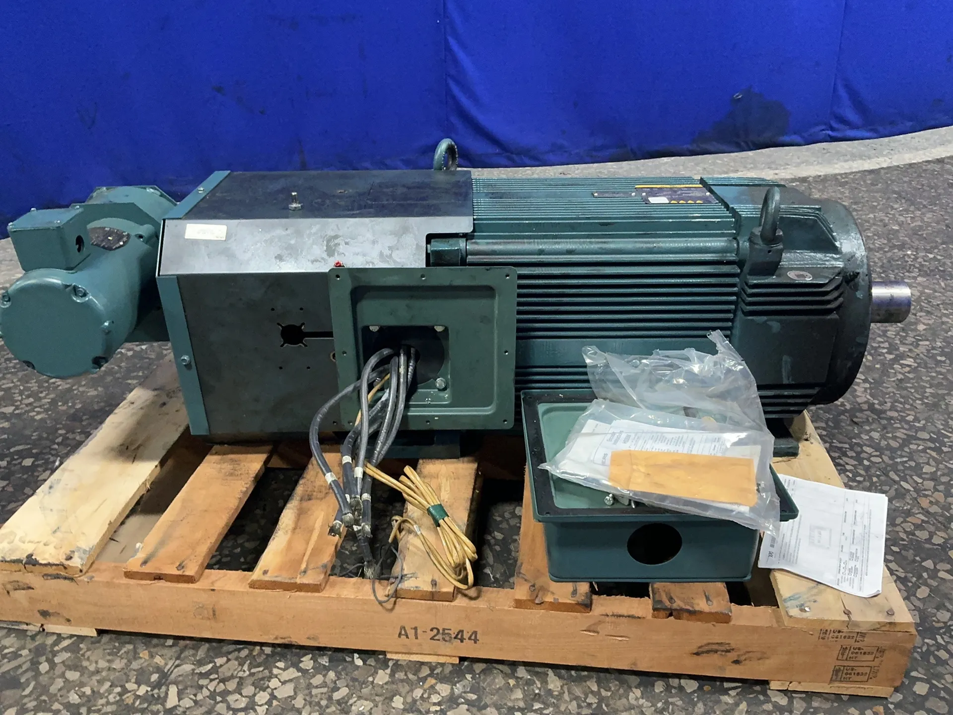 125 HP HP RPM 1780/3555 RPM Baldor-Reliance #F28-A000-0454, Frame UFL2898Z, 163/148 A, 460 Volts