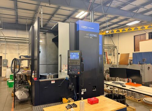 Hwacheon #VT-950+-MC/MG, vertical turret lathe, 32" chuck, 43" swing, 37" diameter, 40 HP, 3000 live tool, 12