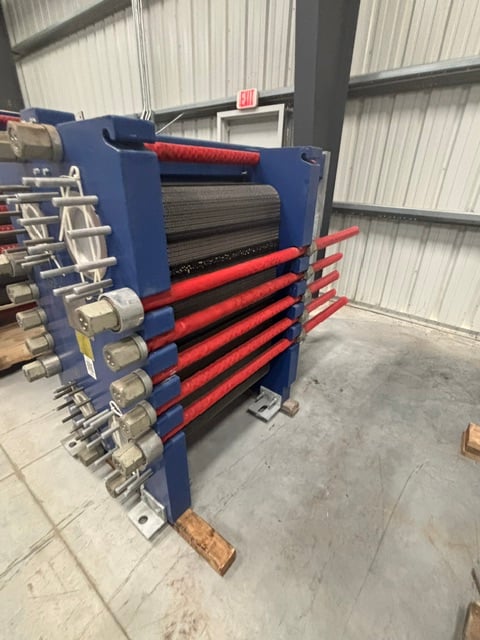 1118 sq.ft. Alfa Laval #TK20-BWFX, plate exchanger, 126 plates, 580 psi @ 212&deg;F, 316S/S, unused, 2023 (3