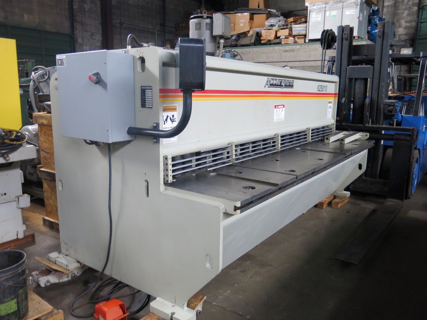 1/4" x 10' Accurshear #625010, hydraulic shear, reman, 2002