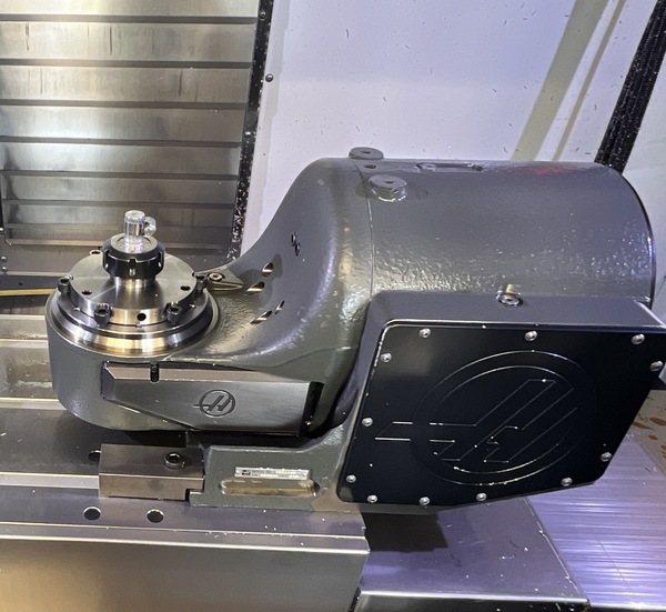 6.3" x 6.3" Haas #TRT160, CNC rotary table, P15 Sigma 5 motors, 2018