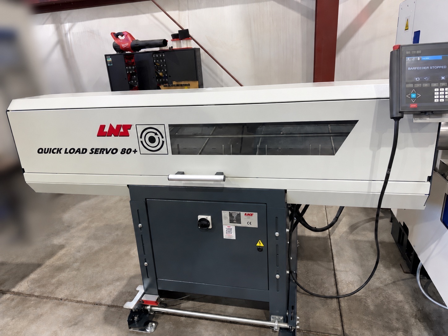 Mazak #QT-EZ-10MSY, CNC lathe, 27.4" swing, 21.9" machining length, 10" chuck, 2.5" bar, 20 HP, 4200 RPM