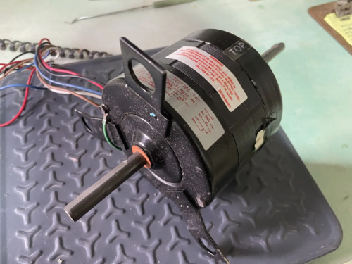 0.75 HP Packard RPM, electric motor, 208/230 Volts
