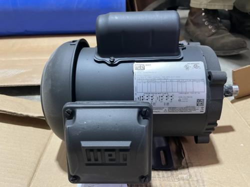 0.33 HP 1735 RPM WEG #3318ES1BW56C-S, electric motor, 115/230 Volts