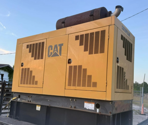 250 KW Caterpillar #3306, Diesel Generator, 277/480 Volt, 1800 RPM, EMCP 2 Plus digital control panel