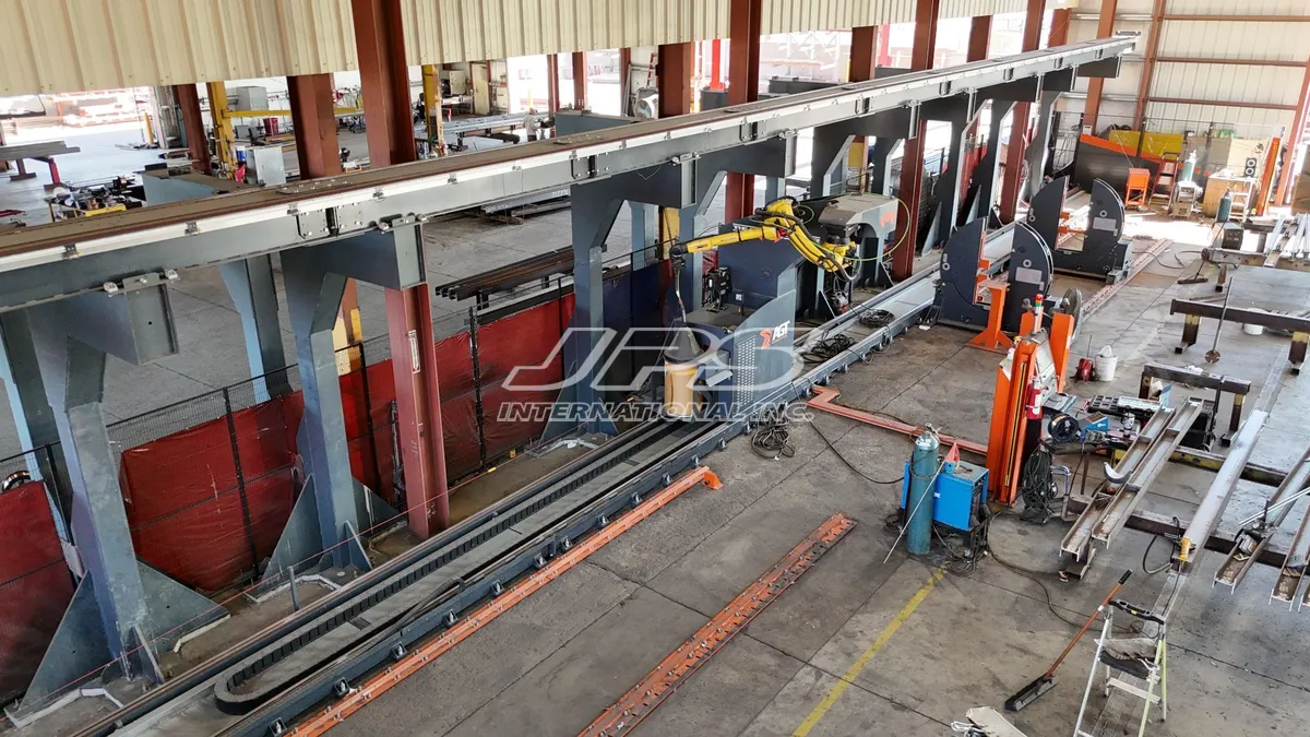 AGT Robotics, BM48R2.R, BeamMaster Robotic Welding System, 93' x W48 max. beam size, LayoutMaster, Fanuc