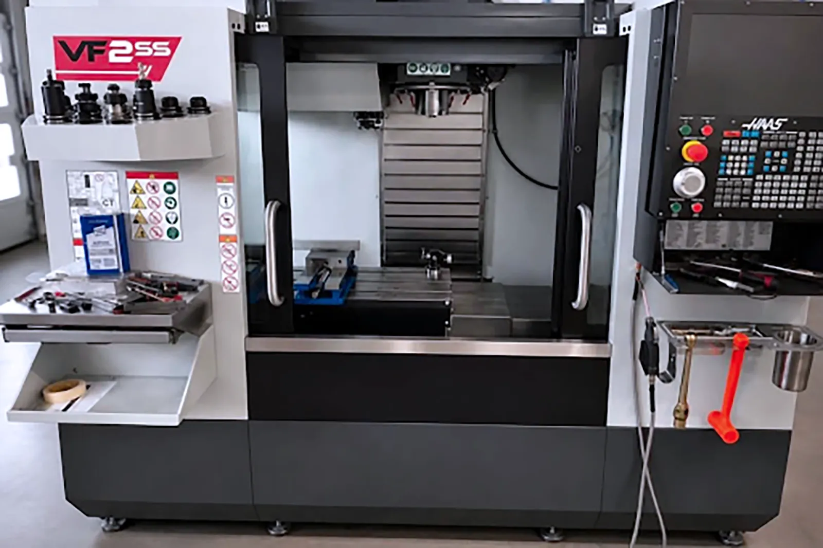 Haas #VF-2SS, CNC vertical machining center, 30 automatic tool changer, 30" X, 16" Y, 20" Z, 12000 RPM, 36"