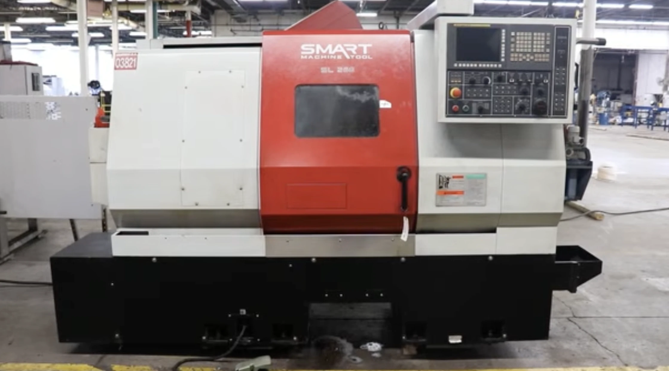 Smart Machine Tool #SL-260, CNC Lathe, 26.3" swing, 22" centers, 15.75" turning diameter, 8" chuck, 2.5" bar