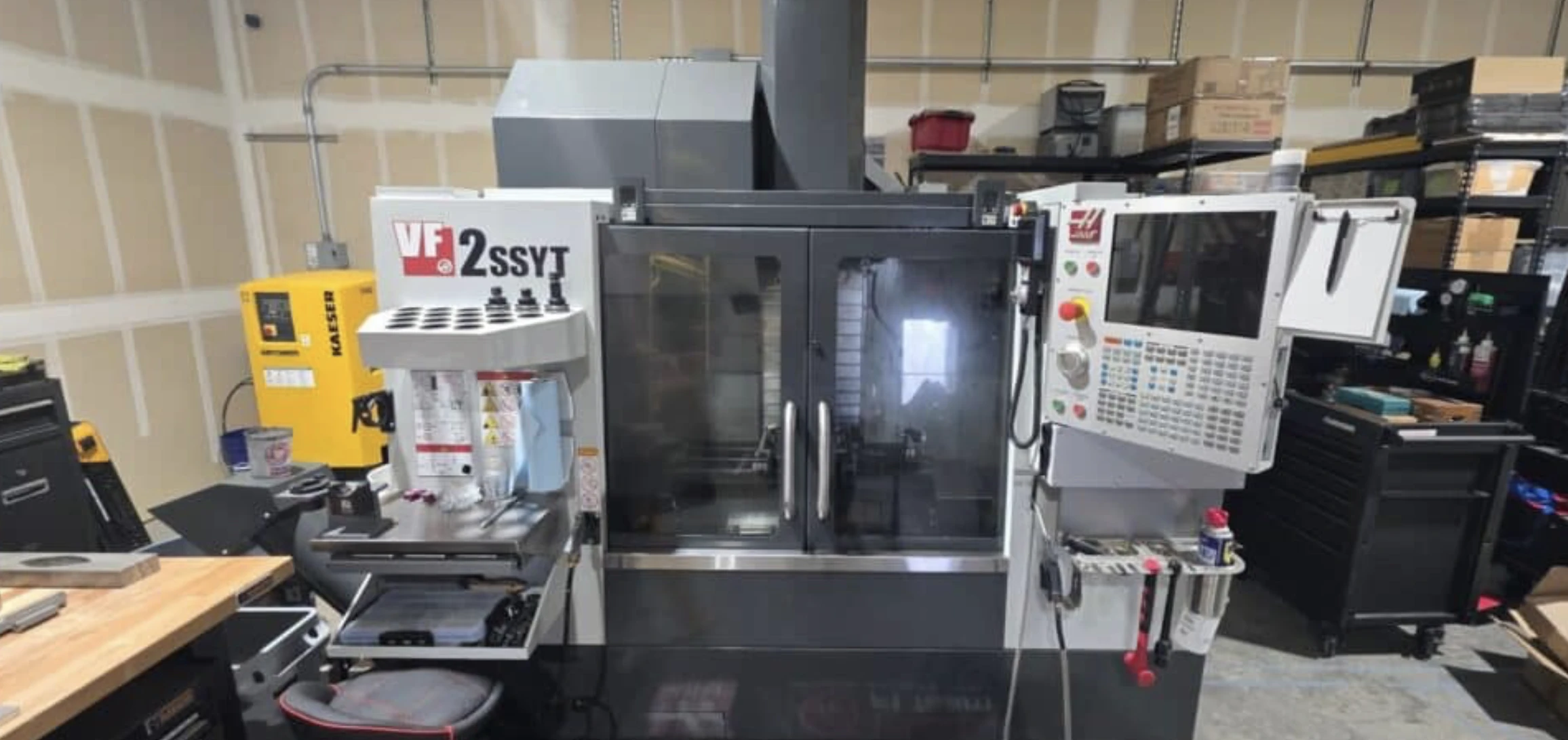 Haas #VF-2SSYT, CNC Vertical Machining Center, 30" X, 20" Y, 20" Z, 30 HP, 12,000 RPM, CAT 40, 24 automatic