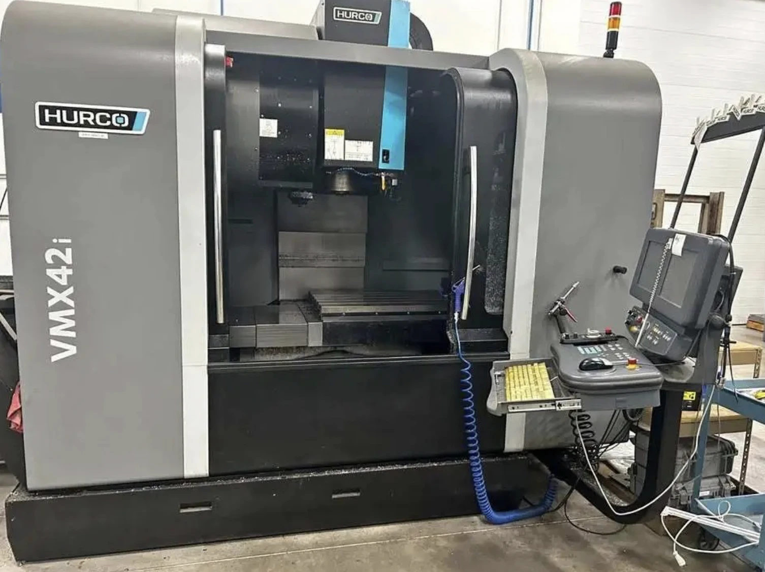 Hurco #VMX42i, CNC Vertical Machining Center, 42" X, 24" Y, 24" Z, 50" x 24" table, 24 HP, 12,000 RPM, CAT