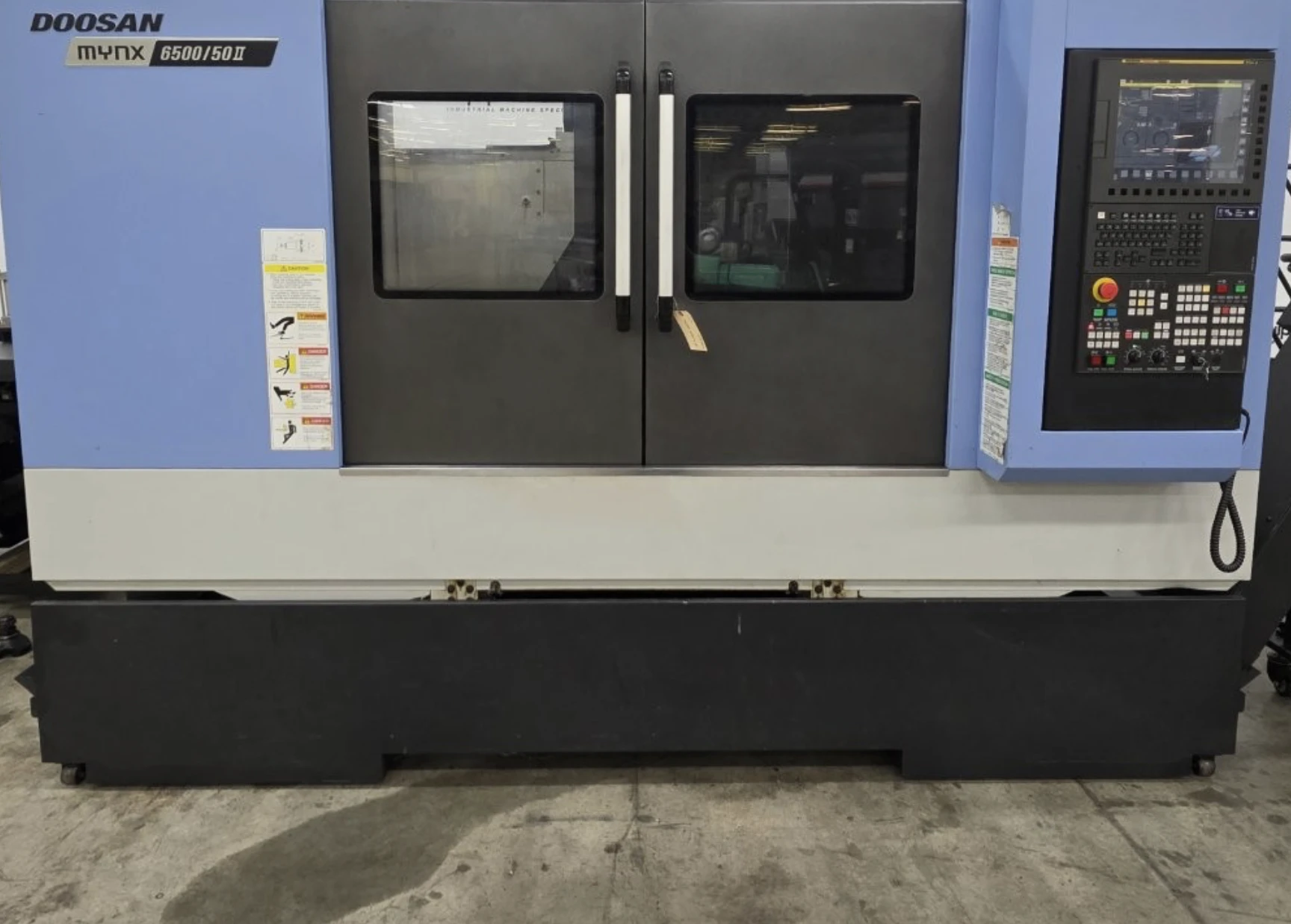 Daewoo Doosan #Mynx-6500/50II, CNC Vertical Machining Center, 50" X, 26.4" Y, 24.6" Z, 25 HP, 6000 RPM, CAT