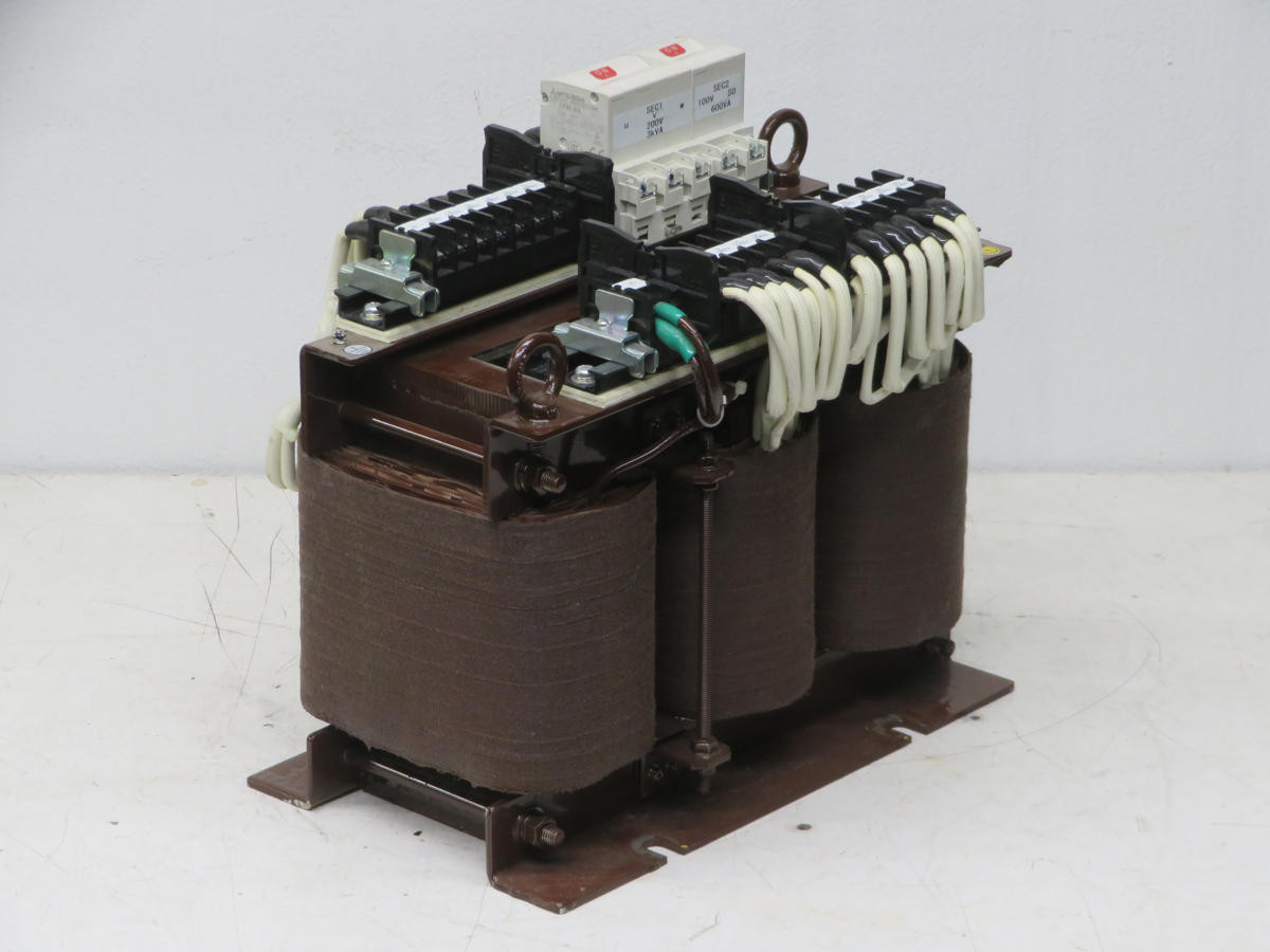 3.6 KVA 200/220/380/400/420/480 Primary, 200/100 Secondary, Nunome #NETH3600MUT2, Dry Type Transformer, 50/60