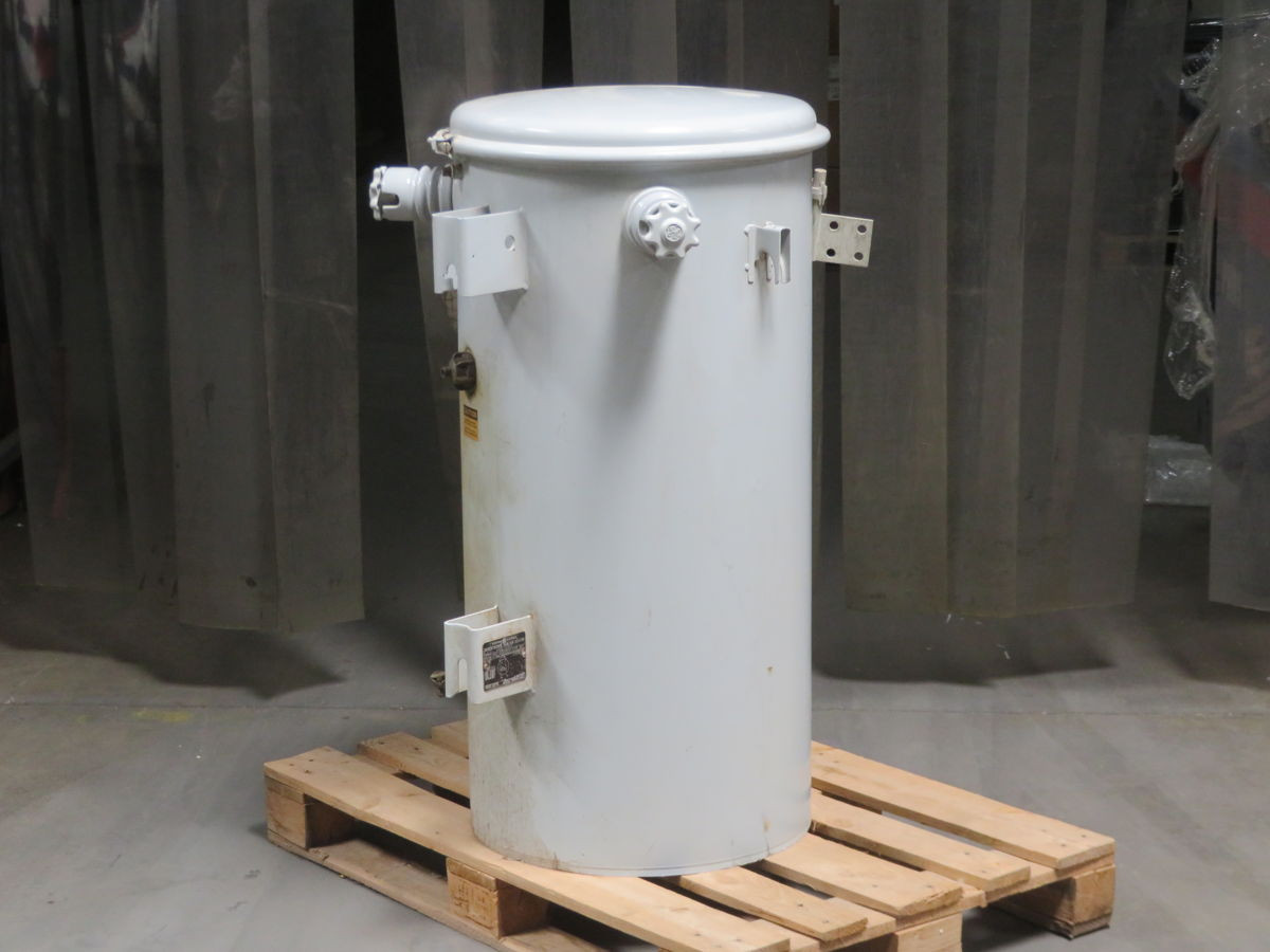 Image for 100 KVA 2400/4160Y Primary 277/480Y Secondary, GE #Q228204-YSH, Pole Mount Distribution Transformer, 60 Hz, Single Phase, 1993