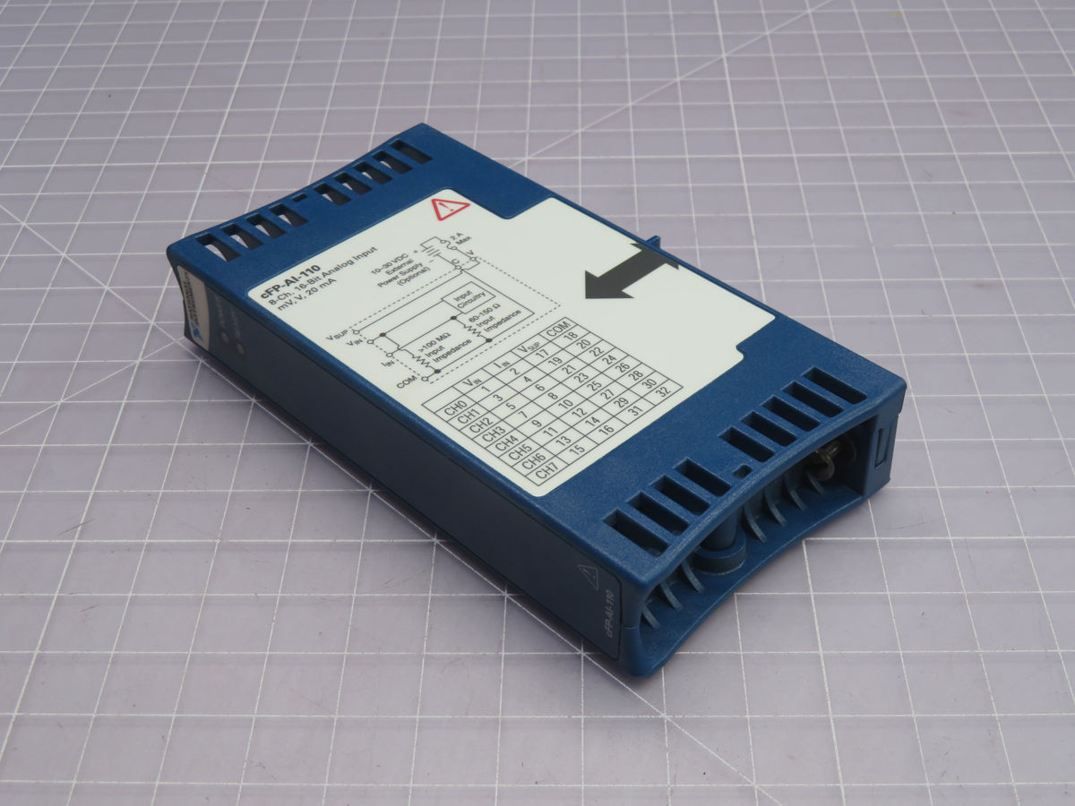 National Instruments #CFP-AI-110, Input Module