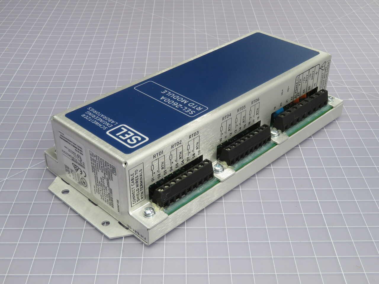 SEL #SEL-2600A, Rtd Module