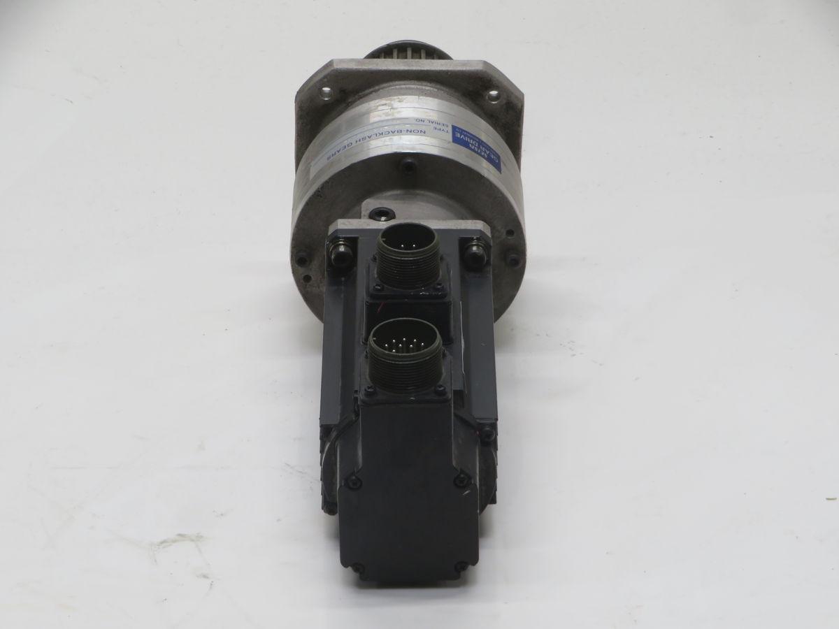 0.3 kW Yaskawa #USAREM-03CFJ51, AC Servo Motor, 3000 RPM