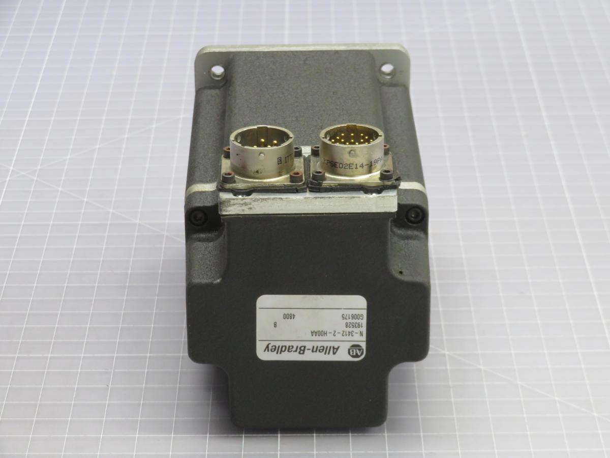 0.35 kW Allen-Bradley #N-3412-2-H00AA, Servo Motor, 5500 RPM, 0.65 Nm, 230 Volts