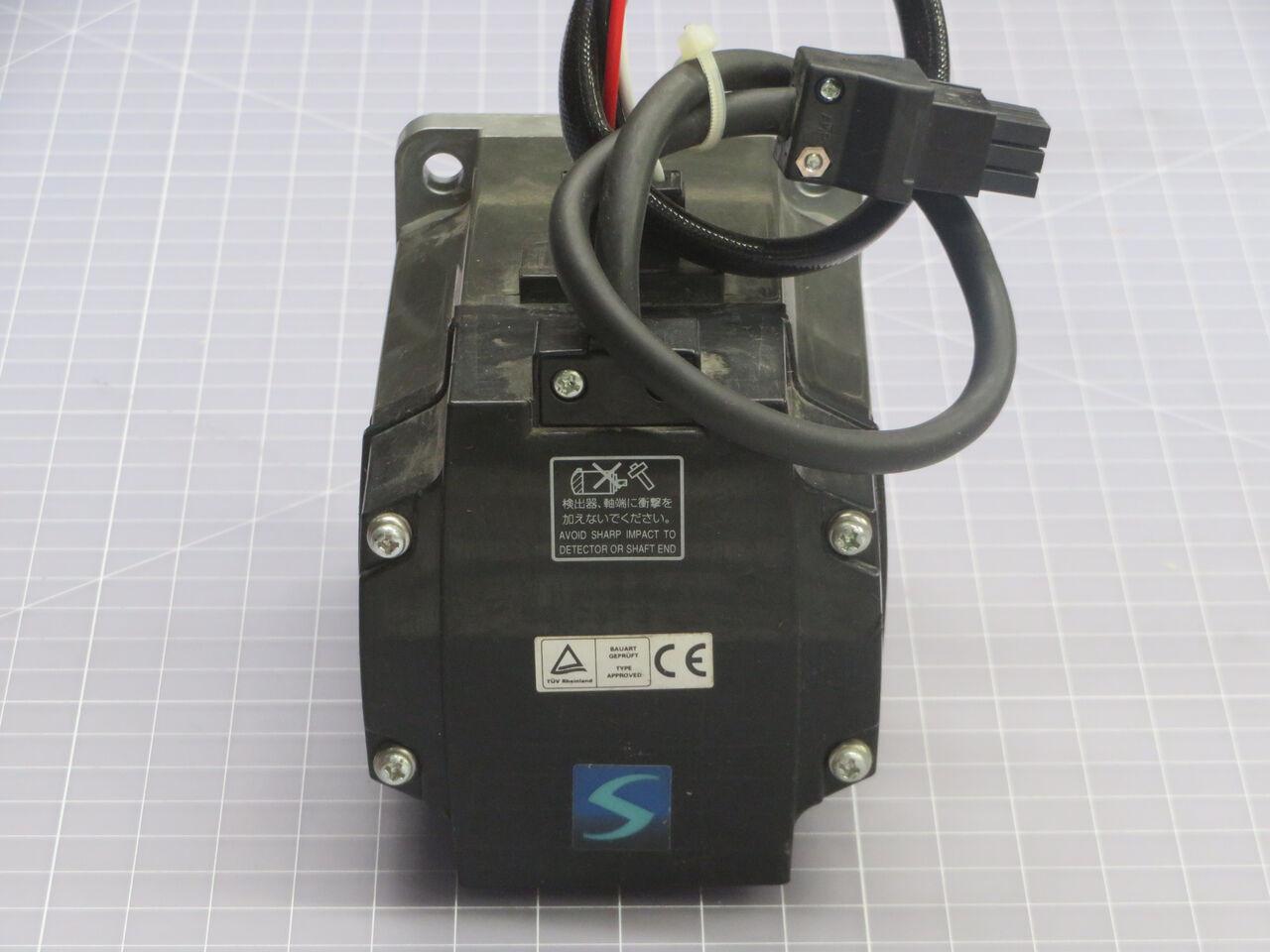 0.75 kW Mitsubishi #HC-KFS73G1K, AC Servo Motor, 103 Volts