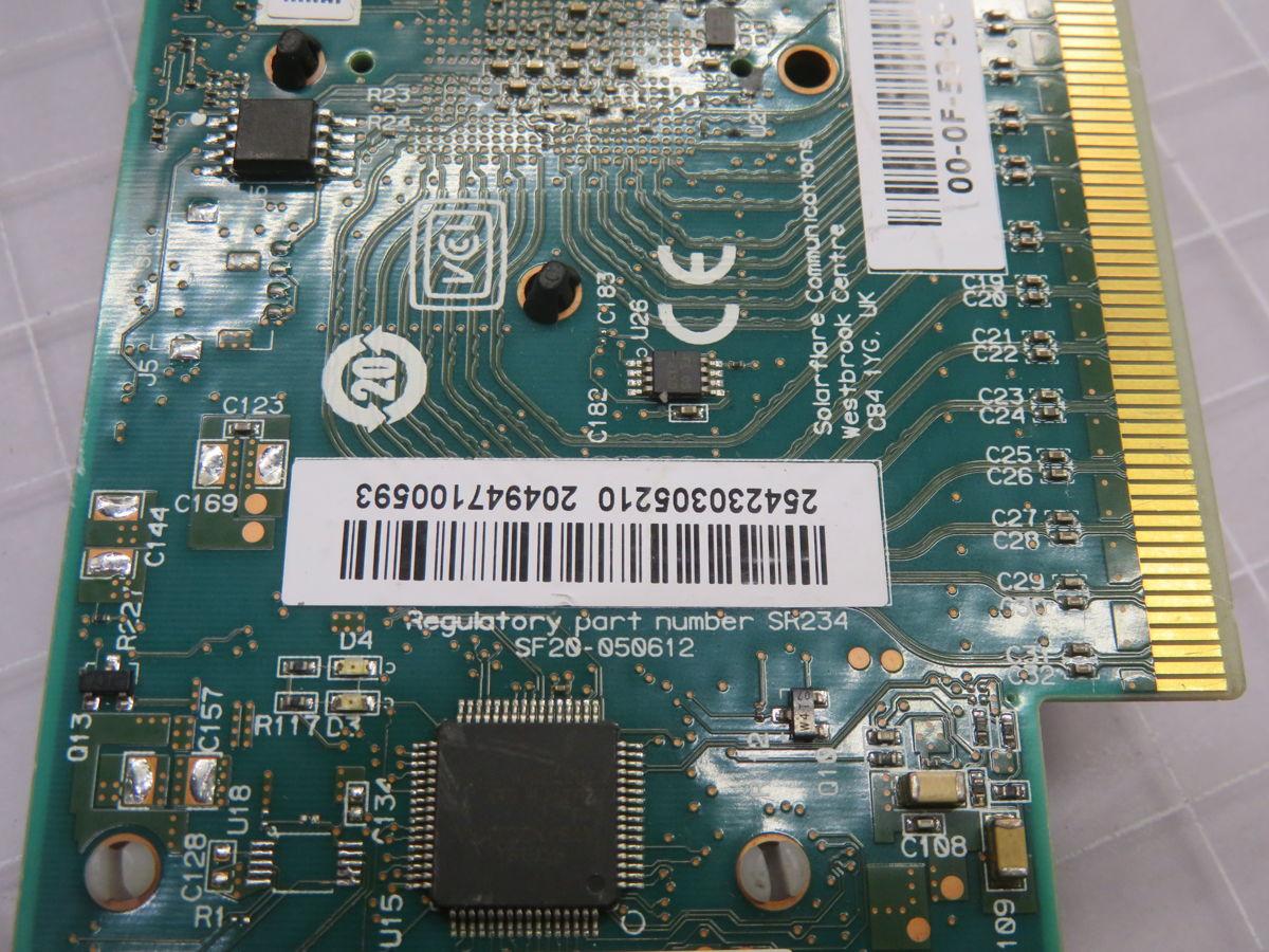 Solarflare #SF20-050612, Ethernet Network Card