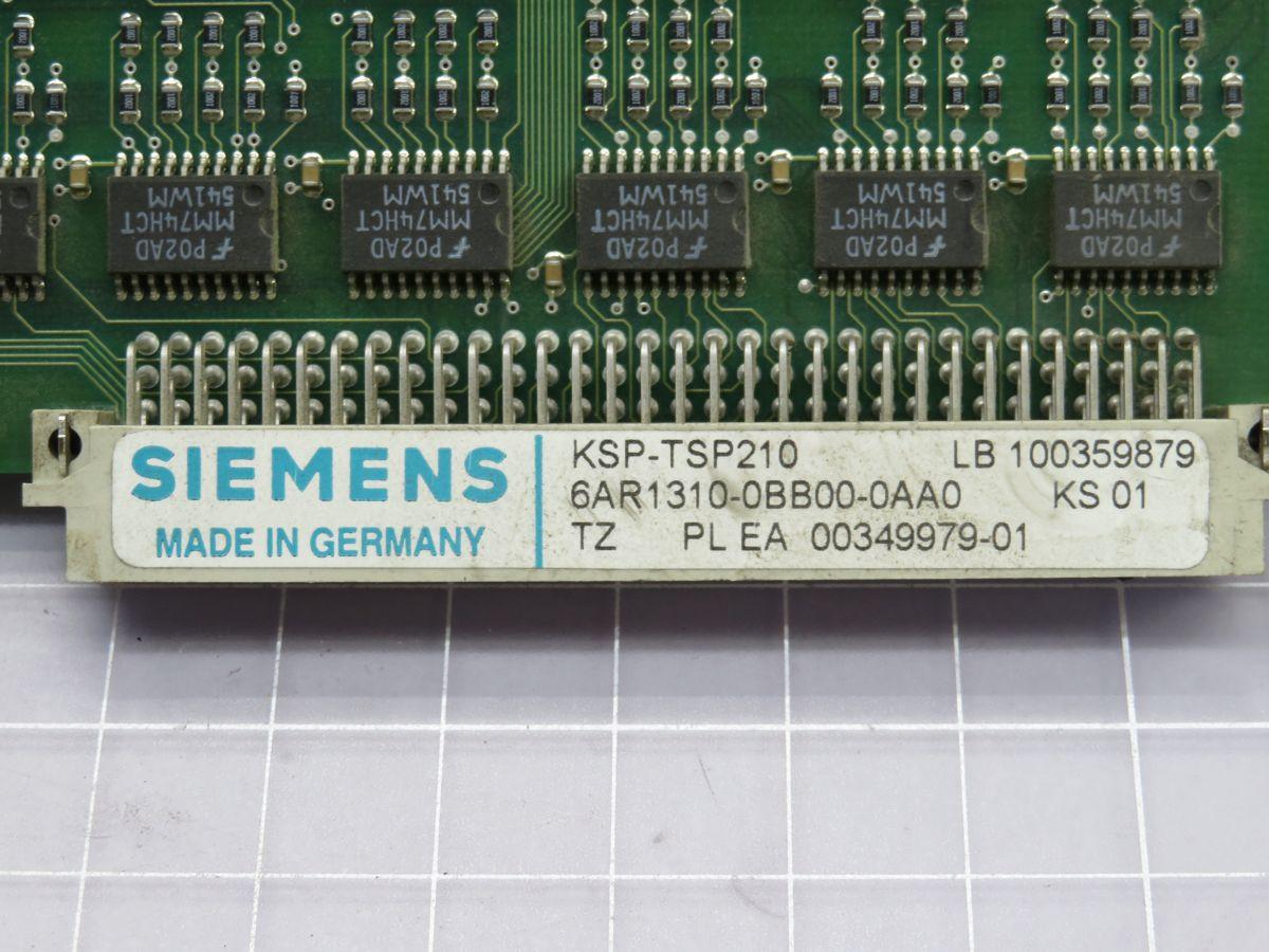 Siemens #KSP-TSP210, Backplane Board
