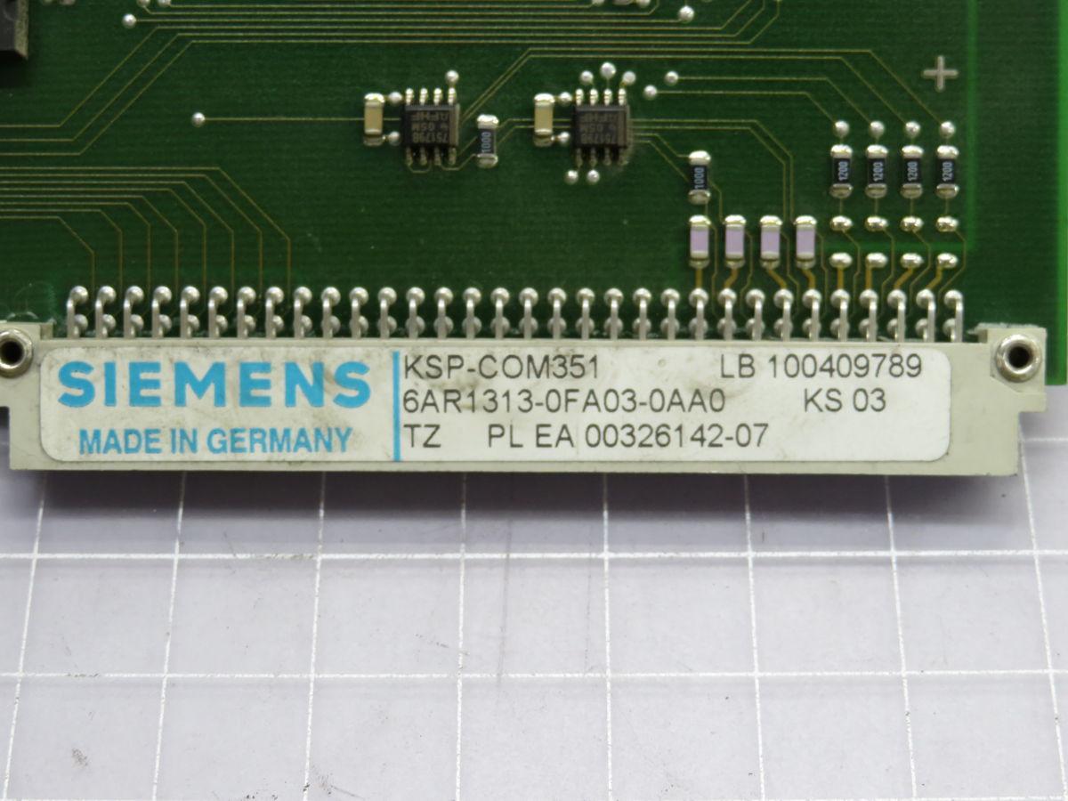 Siemens #KSP-COM351, Backplane Board