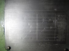 100 HP 1200 RPM Louis Allis, Frame 504A, DPFVBB, 500 VA, 150 VF