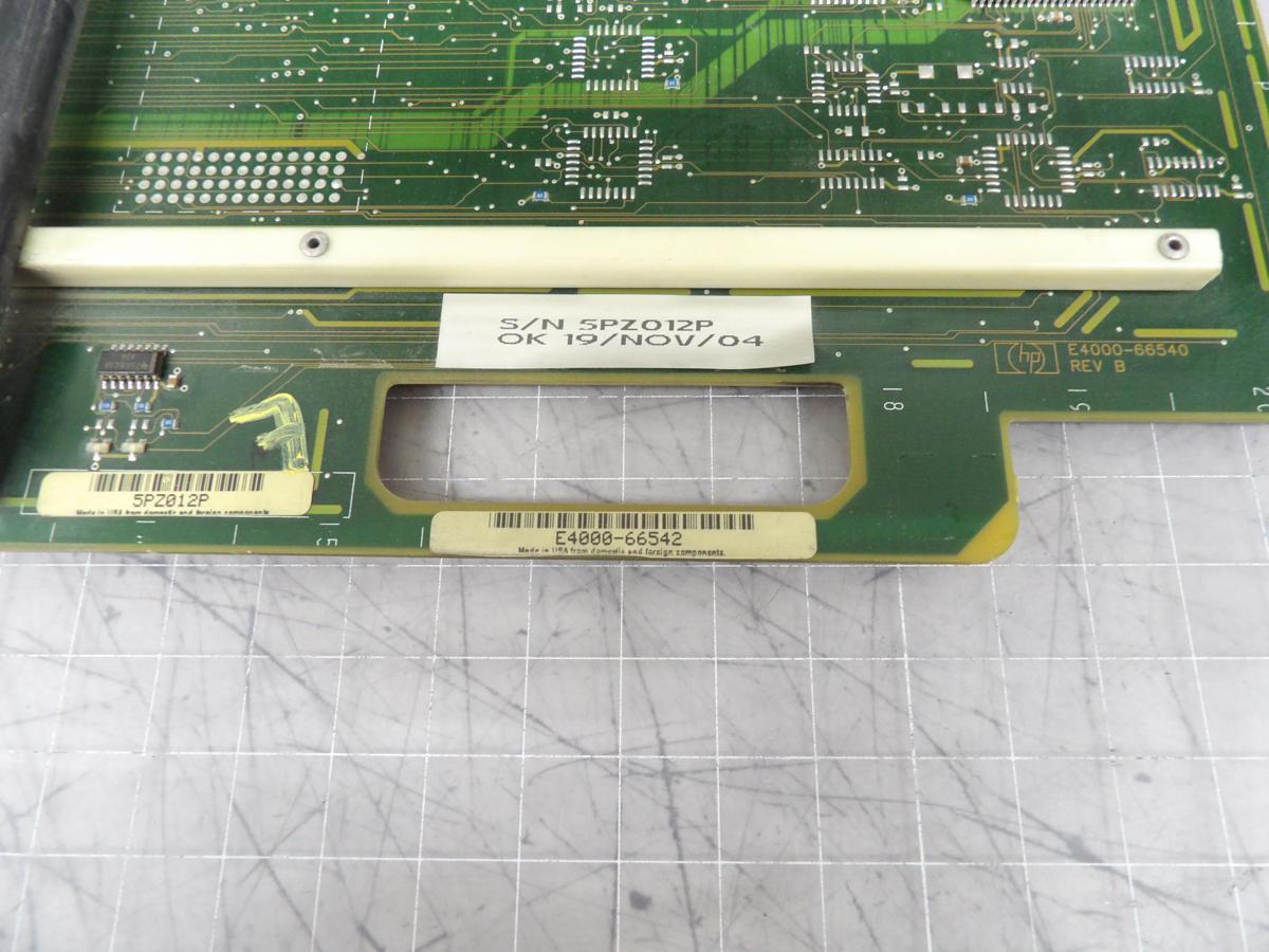 HP #E4000-66540, Circuit Board, Processor/Controller, ICT System, PCB Verification (2 available)