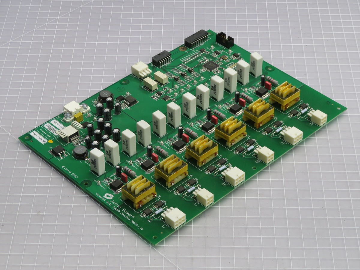 Active Power #30573-1_02, Static Switch Interface Board