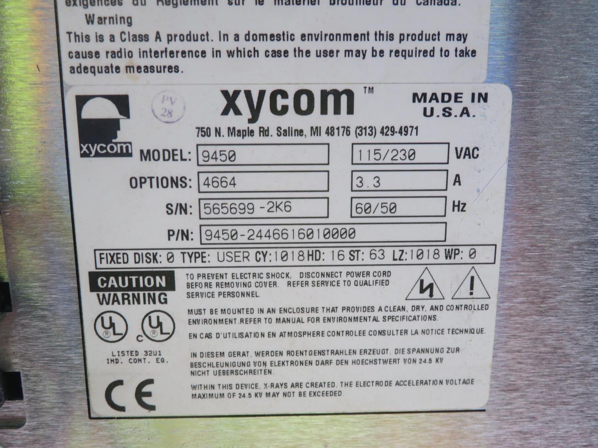 Xycom #9450-2446616010000, Control Panels Interfaces, 12.1" TFT LCD Display