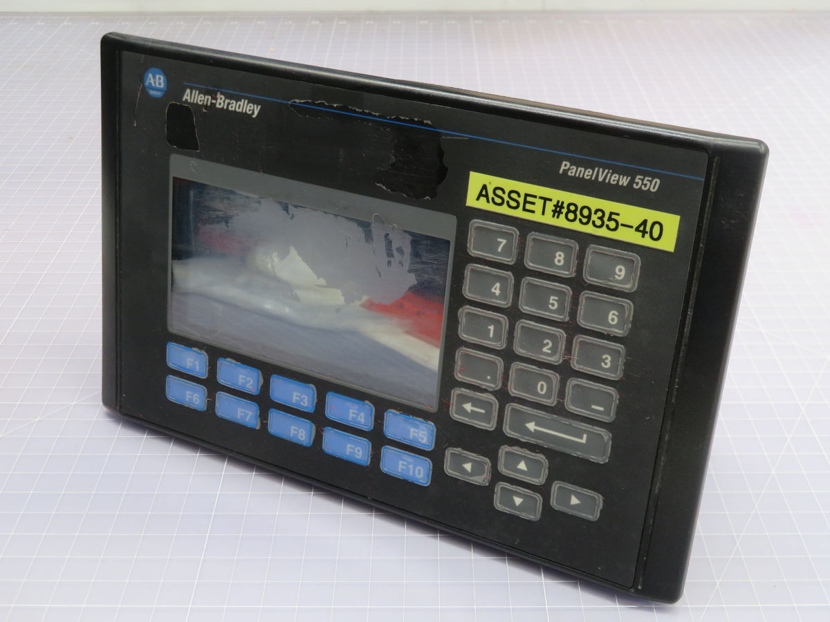 Allen-Bradley #2711-K5A3, Panel, Keypad, 5.3IN Mono, 256X128PX, DH-485, RS-232, 100-240VAC