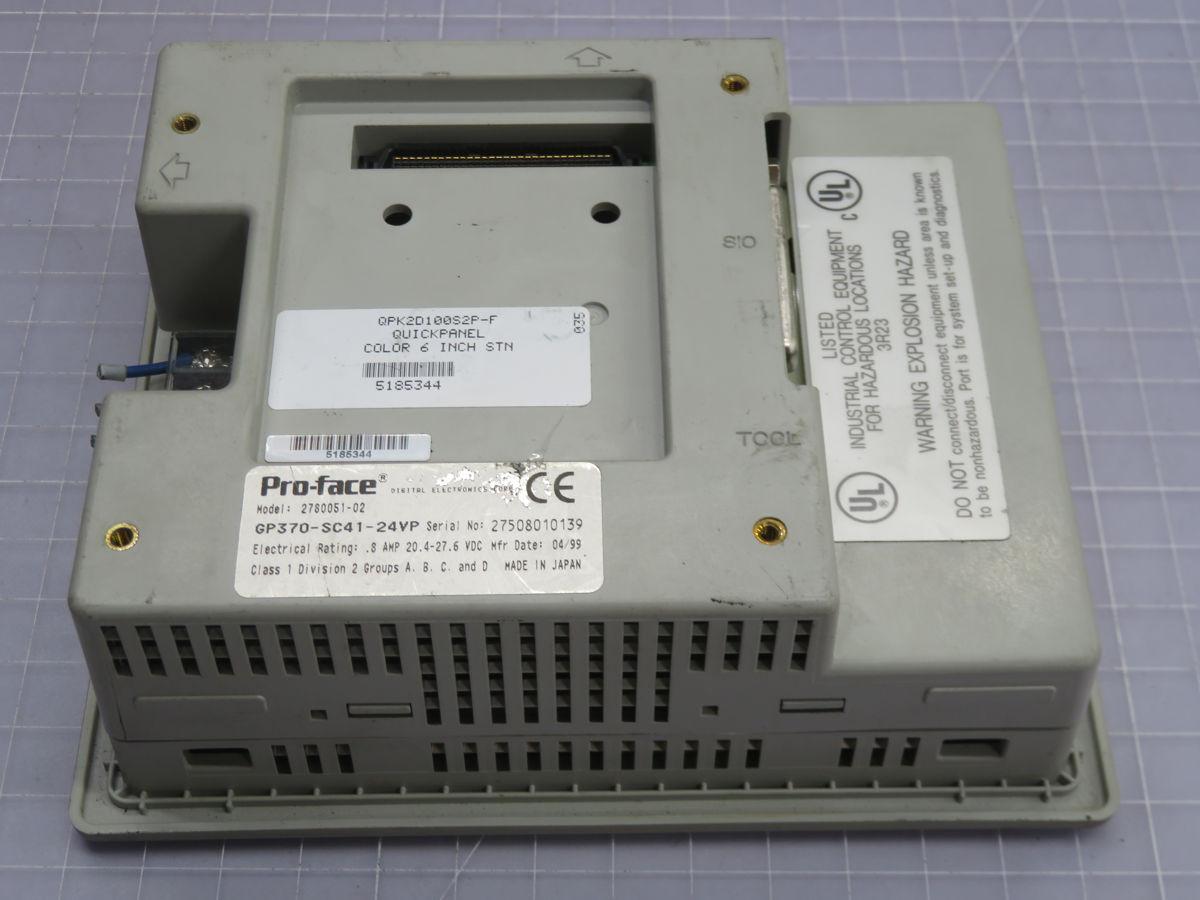 PRO Face #GP370-SC41-24VP, Pro-Face Operator Interface