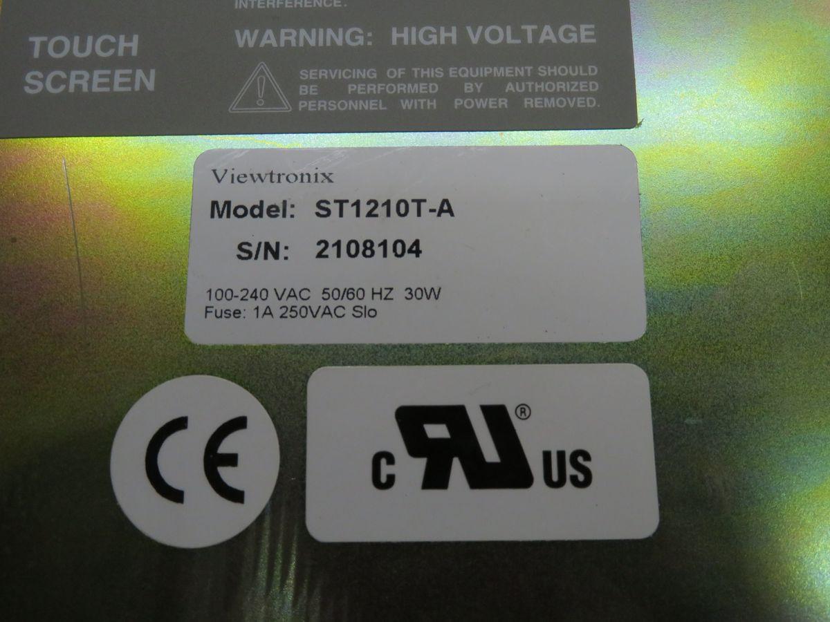 Viewtronix #ST1210T-A, Operator Interface